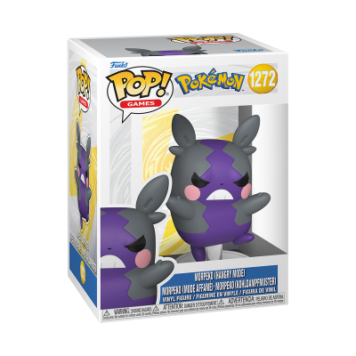 Figura Funko Pop! Morpeko (Hangry Mode) Pokémon número 1272 em caixa