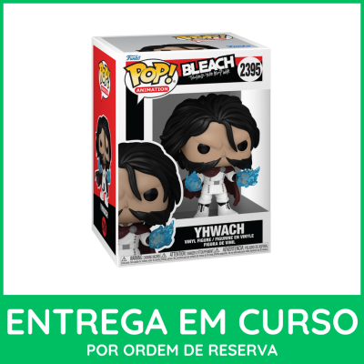 Funko Pop Yhwach anime Bleach em caixa de vinil
