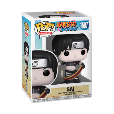 Figura Pop! vinyl Sai da série Naruto Shippuden na caixa