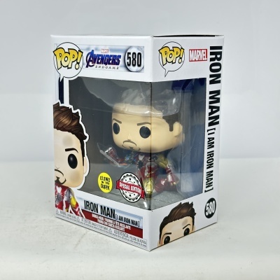 Figura Pop! Iron Man Avengers Endgame na embalagem