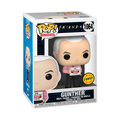 Figura Pop! GUNTHER de vinil da série FRIENDS na embalagem