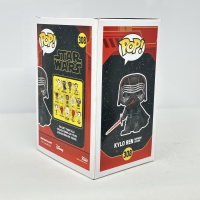 Caixa Funko POP! Kylo Ren Supreme Leader Star Wars número 308