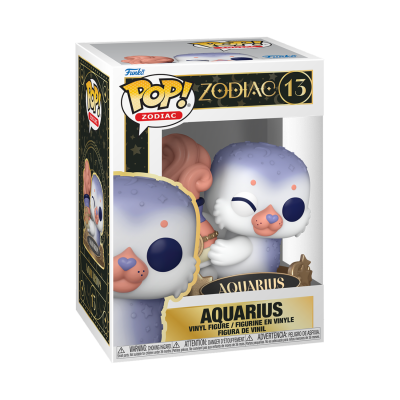 Figura de vinil Funko Pop! Zodiac Aquarius em caixa