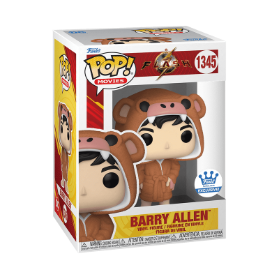 Figura Pop! Barry Allen com fato de urso em embalagem Funko