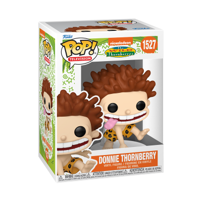 Boneco Funko Pop Donnie Thornberry da série Wild Thornberrys em embalagem