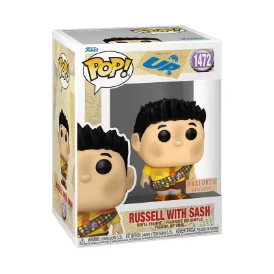 Figura Funko Pop! Russell with sash do filme Up em embalagem