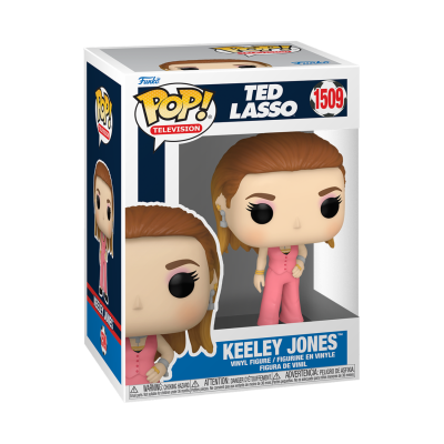 Figura Funko Pop! Keeley Jones de Ted Lasso na caixa