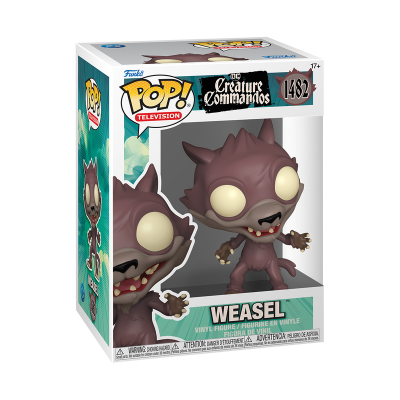 Figura de vinil Weasel da Funko Pop! Television em embalagem