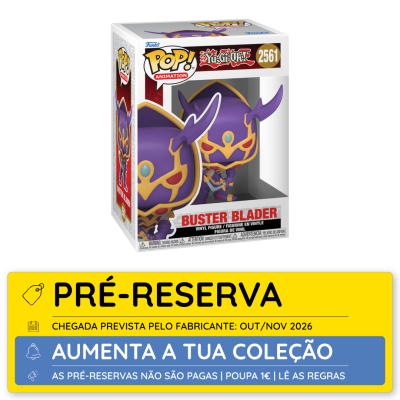 Figura Funko Pop! Buster Blader Yu-Gi-Oh! na caixa