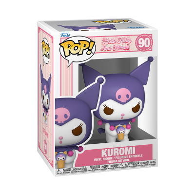 Figura de vinil Funko Pop! Kuromi de Hello Kitty And Friends na caixa