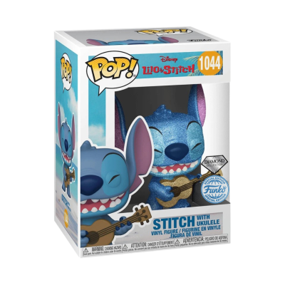 Figura Funko Pop! Stitch com ukulele em caixa