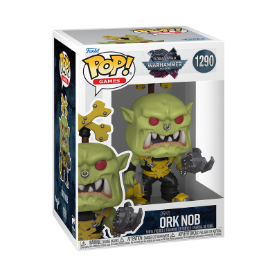 Figura Funko Pop! Ork Nob da Total War Warhammer 40.000 na embalagem