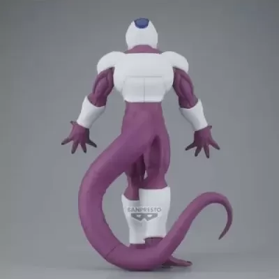 Figura de ação de Frieza branco e púrpura em fundo cinzento