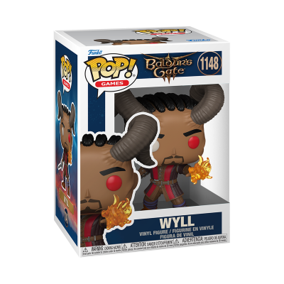 Figura Funko Pop! Wyll do Baldur's Gate em caixa