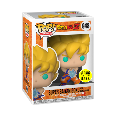 Figura de vinil Super Saiyan Goku Dragon Ball Z na caixa