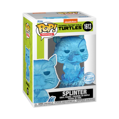 Figura de vinil Funko Pop! Splinter azul translúcido na caixa