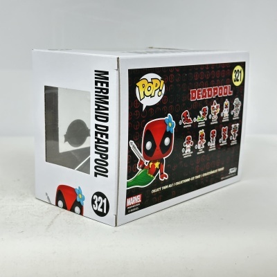 Caixa Funko Pop! personagem Mermaid Deadpool número 321
