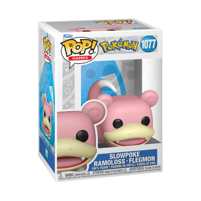 Figura Funko Pop! de vinil do Pokémon Slowpoke na caixa