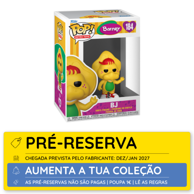 Funko Pop! Barney BJ vinyl figure na caixa