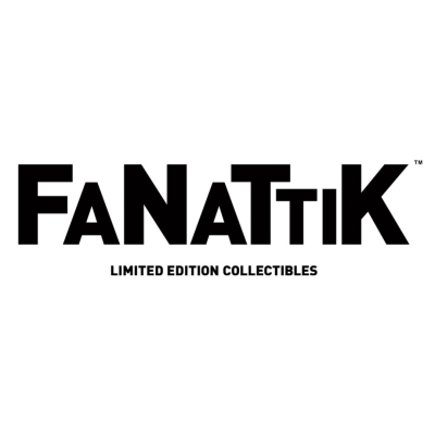 Logótipo FANATIK em preto com texto adicional sobre fundo branco