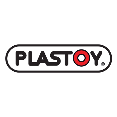 Logótipo PLASTOY em preto e vermelho