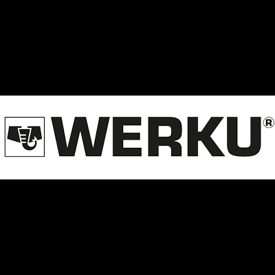 Logótipo da marca WERKU em preto com símbolo de chave inglesa