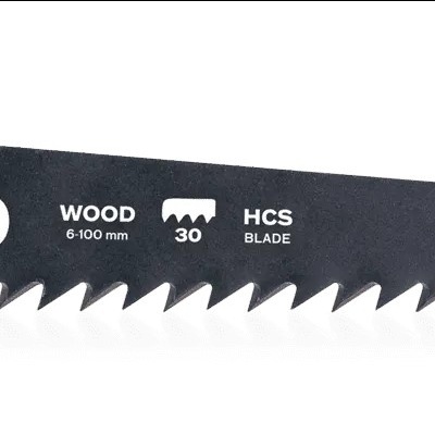 Lâmina de serra tico-tico preta VITO com dentes afiados e texto MOGO, HCS, 100 mm.