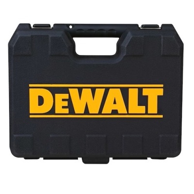 Mala rígida preta DEWALT para ferramentas