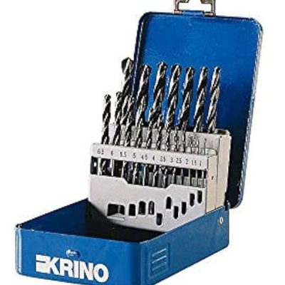 Conjunto de brocas em estojo azul da marca EKRINO