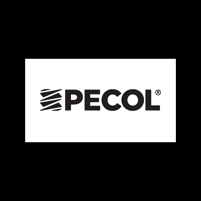 Logótipo PECOL em preto com fundo branco