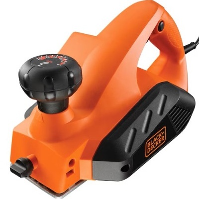 Aparador de madeira elétrico preto e laranja da BLACK+DECKER