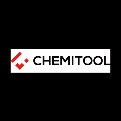 Logótipo CHEMITOOL com símbolo vermelho e texto preto