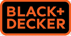 Logótipo BLACK+DECKER em preto e laranja