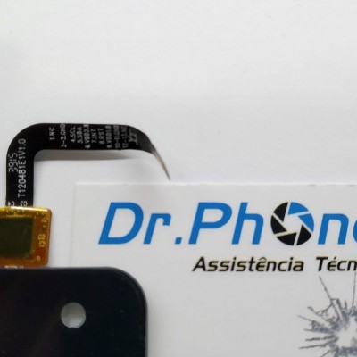 Peça eletrónica com cabo flexível e cartão Dr.Phone Assistência Técnica