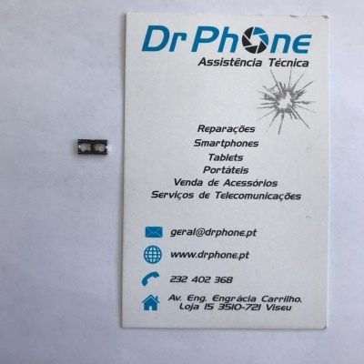 Cartão de visita Dr Phone com componente eletrónico