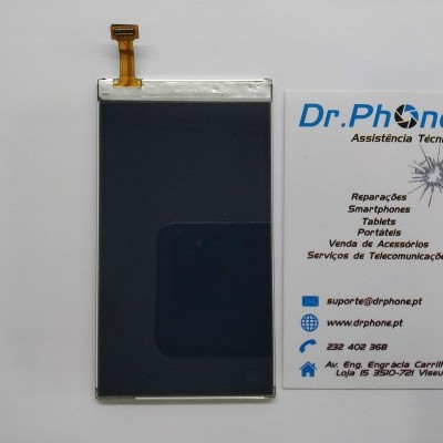 Ecrã LCD para smartphone junto a cartão de assistência técnica Dr.Phone