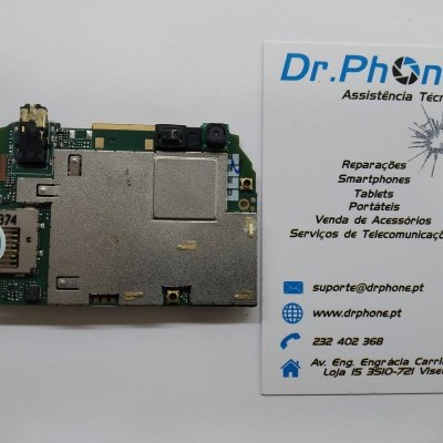 Placa de smartphone e cartão de visita de assistência técnica Dr.Phone