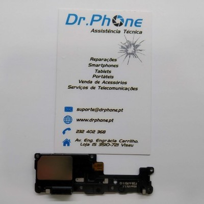 Cartão de visita de assistência técnica Dr.Phone e componente eletrónico preto