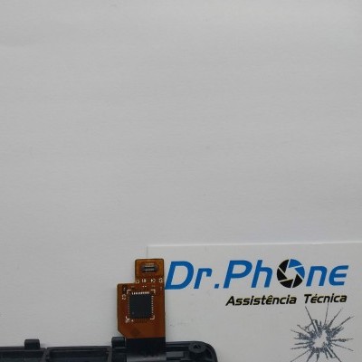Placa eletrónica e cartão Dr.Phone Assistência Técnica com vidro partido