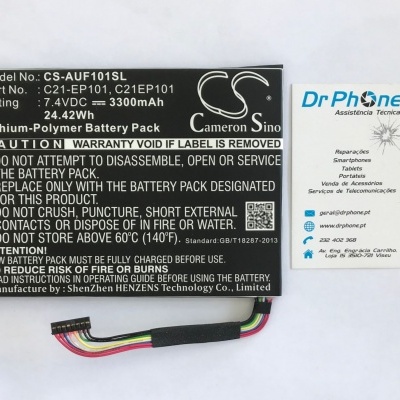 Bateria de polímero de lítio Cameron Sino com etiqueta preta e cartão da assistência técnica Dr.Phone