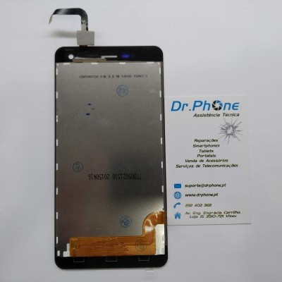 Ecrã de smartphone com cartão de visita da Dr.Phone