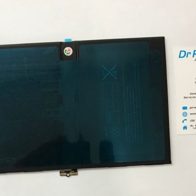 Bateria para iPad 6ª geração com camada protetora azul e cartão da Dr Phone