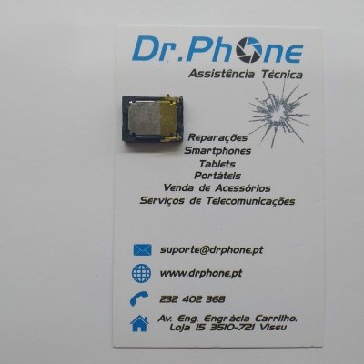 Componente eletrônico sobre cartão de visita da Dr.Phone