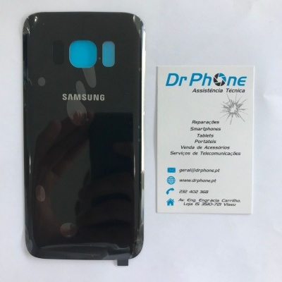 Tampa traseira preta para Samsung e cartão de visita Dr Phone