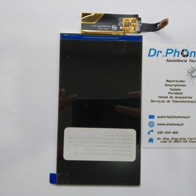 Ecrã táctil de substituição preto junto a cartão de assistência técnica Dr.Phone