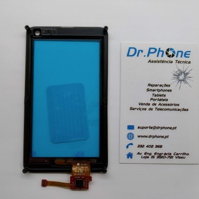 Ecrã tátil preto para dispositivo electrónico e cartão da Dr.Phone Assistência Técnica