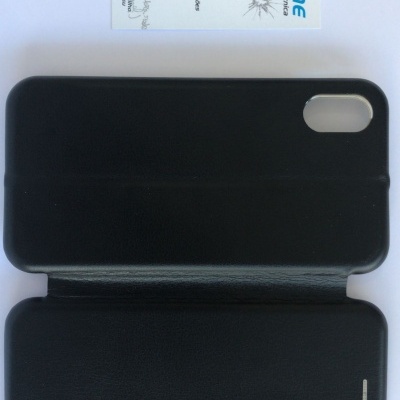 Capa preta para smartphone com cartão de visita DR PHONE