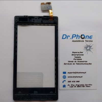 Painel tátil de ecrã de smartphone e cartão de visita Dr.Phone