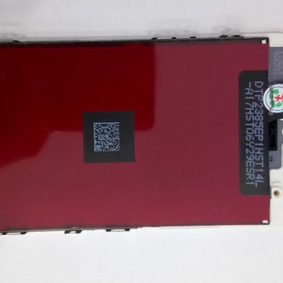 Tela de reposição para smartphone com display vermelho e botão home branco
