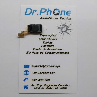 Cartão de visita Dr. Phone com componente eletrônico preto